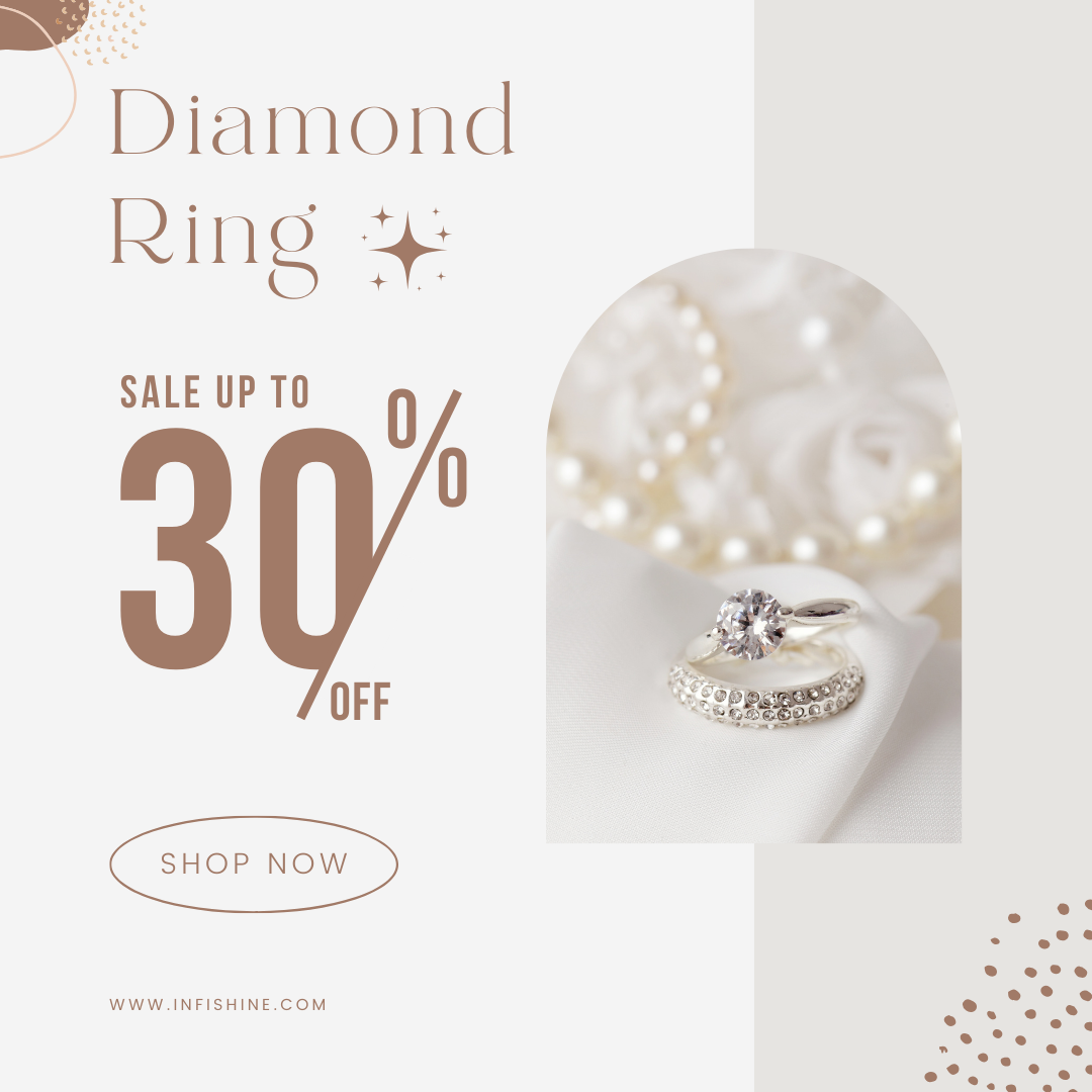 Beige Minimal luxury Diamond