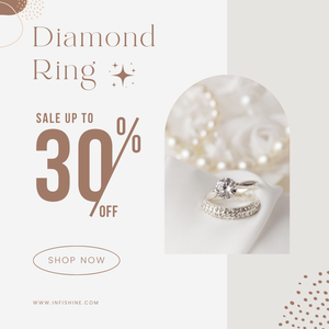 Beige Minimal luxury Diamond