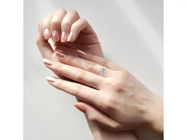 Emerald Hidden Accent with Pointer Band Engagement Ring