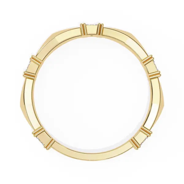 Geometrical Stackable Wedding Band