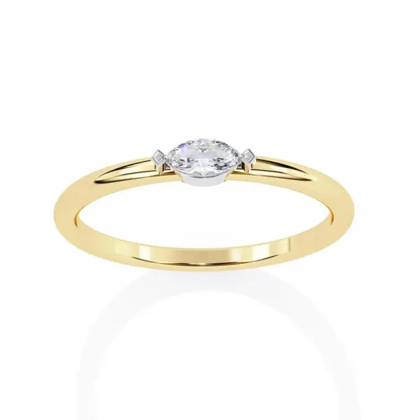 Marquise Bar Set Wedding Band