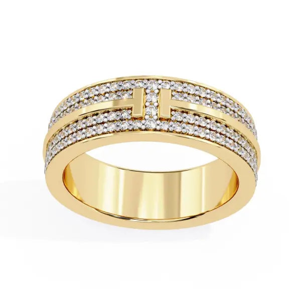 Micro Pave Set 5mm Wedding Band