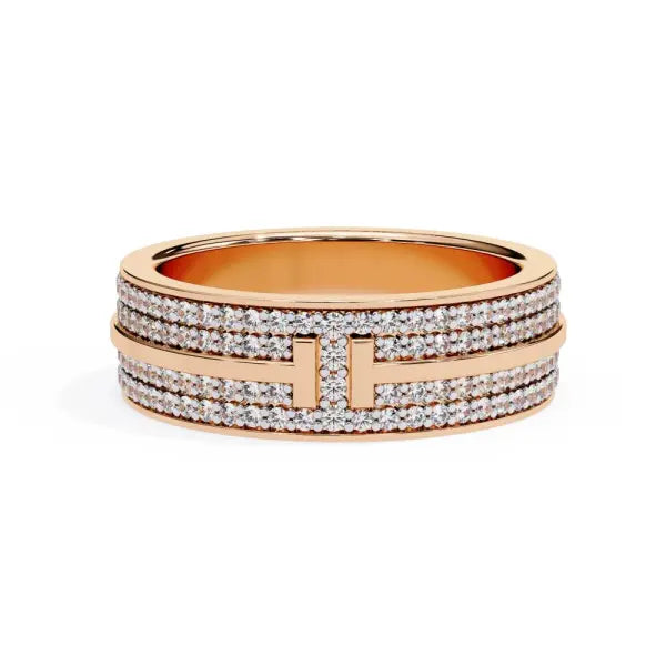 Micro Pave Set 5mm Wedding Band