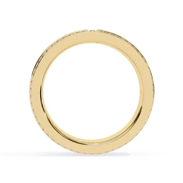 Micro Pave Set 5mm Wedding Band