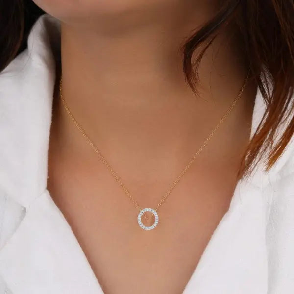 Round Shape Simple Necklace