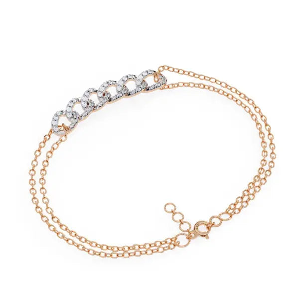 Luxe Luster With Chain Bracelet