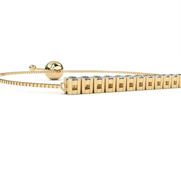 Adjustable Bar Diamond Bracelet