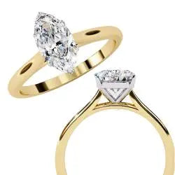 Marquise Solitaire Engagement ring