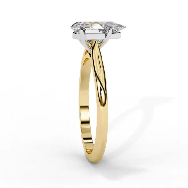 Pear Solitaire Engagement Ring