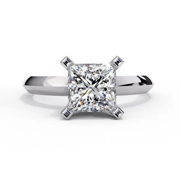 Princess Solitaire Engagement Ring