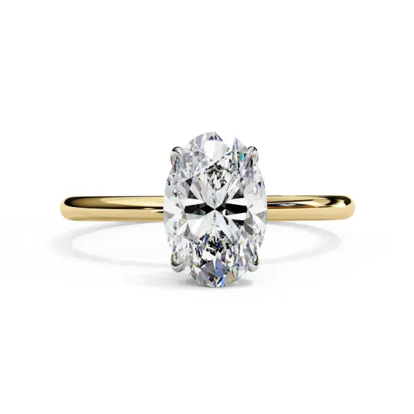 Oval Solitaire Engagement Ring