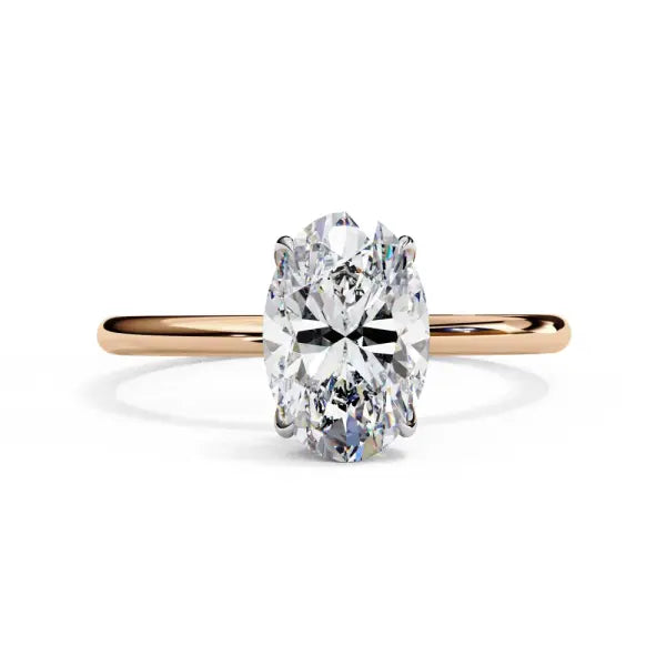 Oval Solitaire Engagement Ring