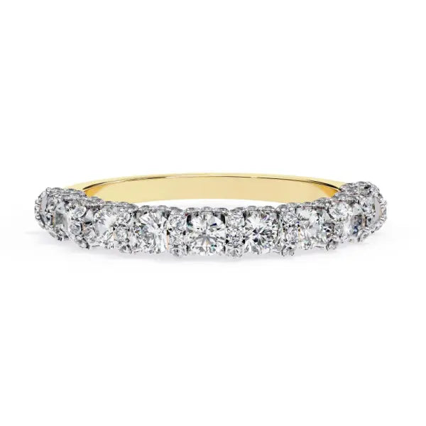 Round Vintage Style Wedding Band