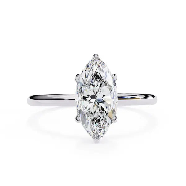 Marquise Solitaire Engagement ring
