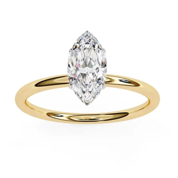 Marquise Solitaire Engagement ring