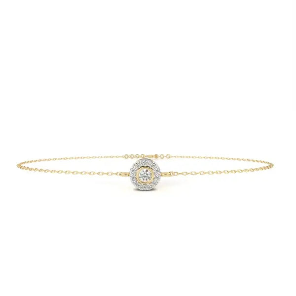 Round Diamond Loose Bracelet