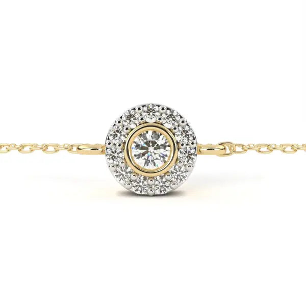 Round Diamond Loose Bracelet