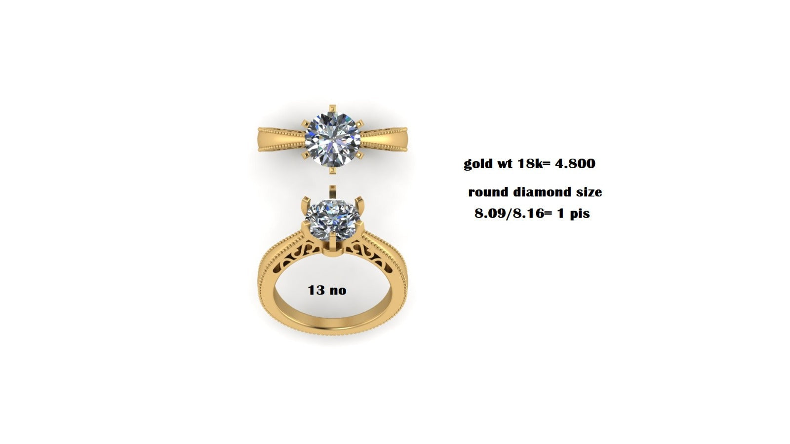 ELEGANCE LAB GROWN DIAMOND RING